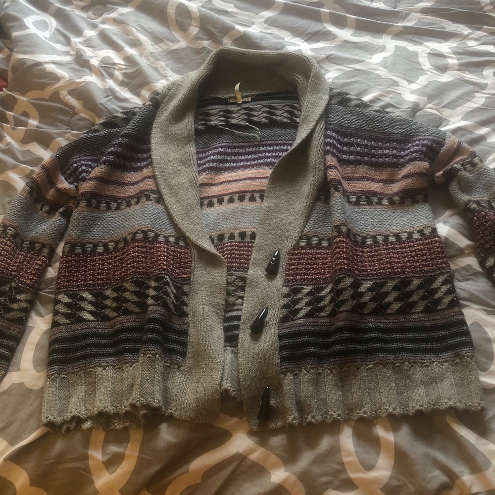 Oversized sweater cardigan